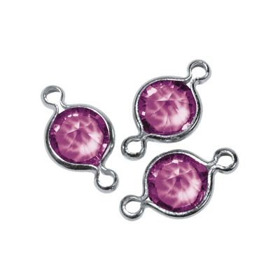 14295276 Swarovski Accessoires rund 11mm fuchsia 9 Stück