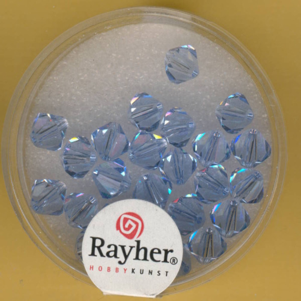 14219374 Swarovski Kristallschliffperlen 6mm azurblau 25 Stück