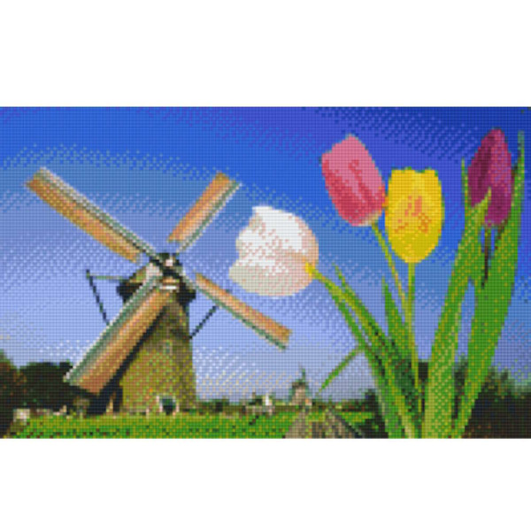 808112 Pixelhobby Klassik Set Windmühle 8
