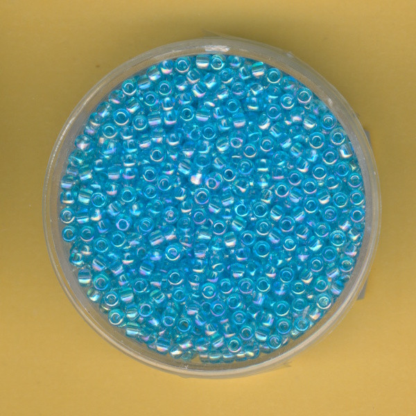9611163 Toho Beads 2,2mm transparent aqua rainbow 12g