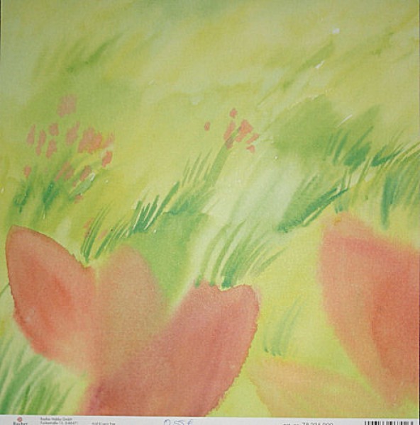 Scrapbook-Blatt Aquarell