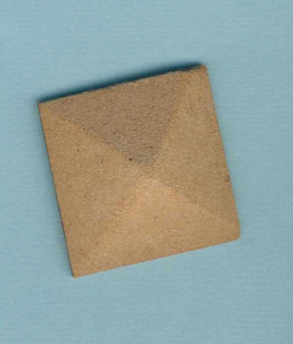077820063 Holz Dekor 3D Ornament quadratisch 3x3cm