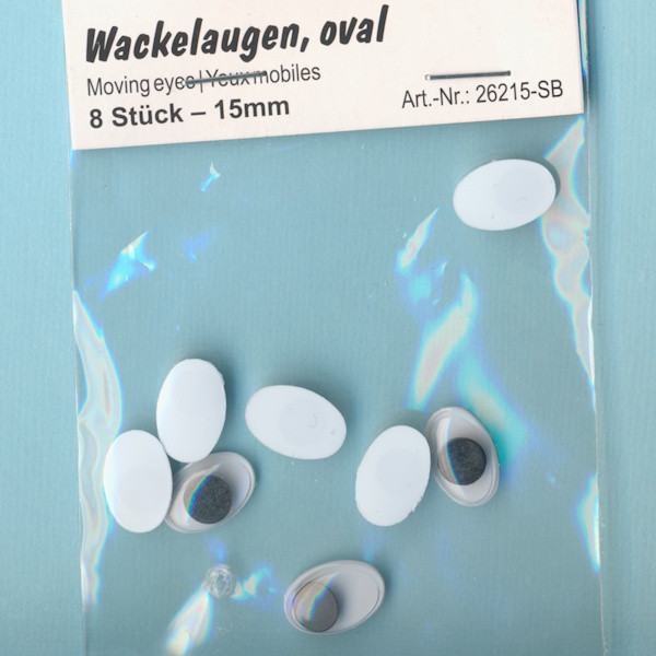 26215-SB Wackelaugen oval 15mm 8 Stück