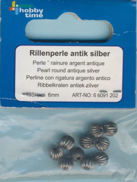 66091202_Rillenperle-6mm-antik-silber-10-Stück