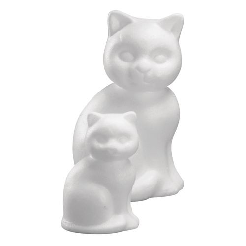 Styropor Katze 13cm und 24cm