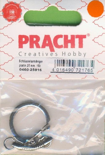 0460-25916 Schlüsselanhänger 25mm platin
