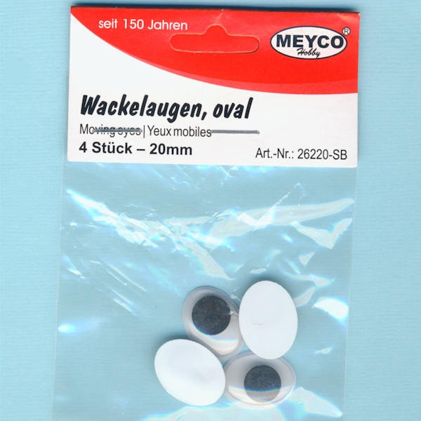 26220-SB Wackelaugen oval 20mm 4 Stück