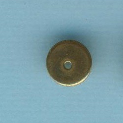 Metallperle Scheibe 8mm gold