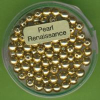 078504934 Glaswachsperlen 4mm goldbraun Top Qualität 85 Stück