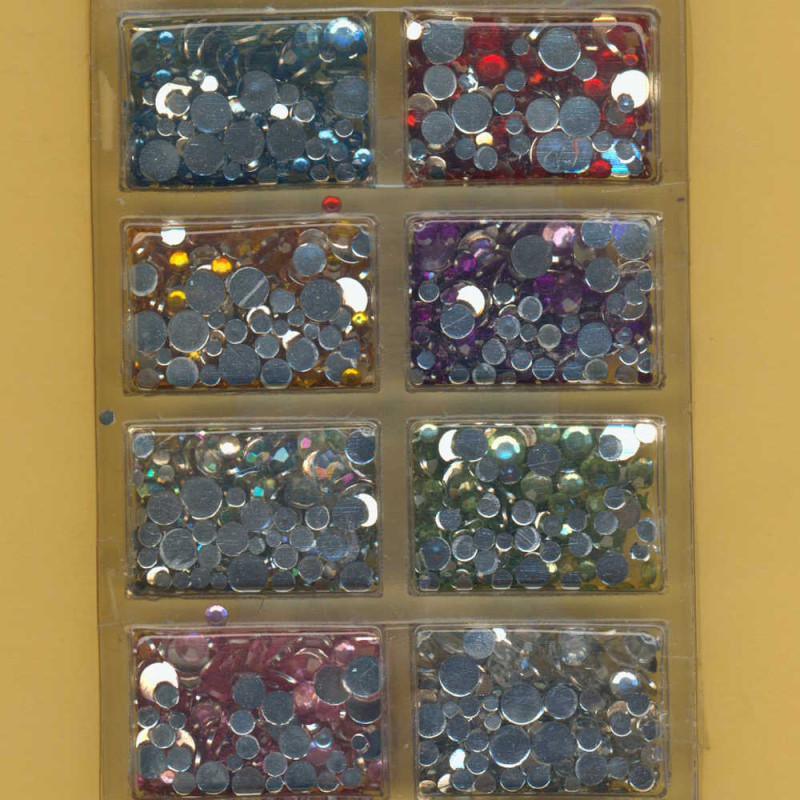 13226 Acryl Diamanten 2 - 5mm bunt 16g