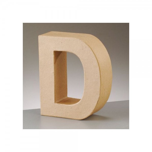 2630904 Papp Art Buchstabe D 17,5x14,5cm