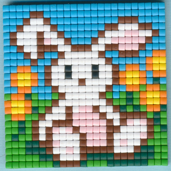 77611 Pixelhobby Klassik Set kleine Basisplatte Hase