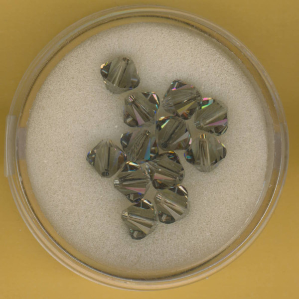 5301-06464 Swarovski Glasschliffperlen 6mm black diamond 12 Stück