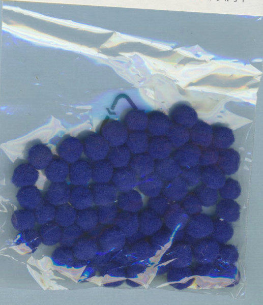 7651010 Pompons 7mm blau 70 Stück