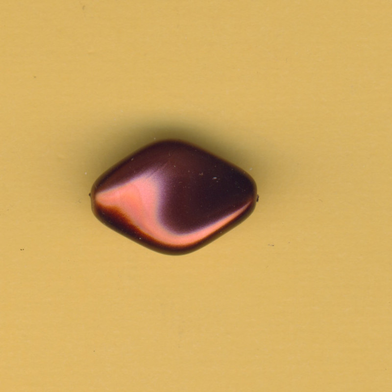 14347224 Glaswachsperle Chips 19x13mm rote erde