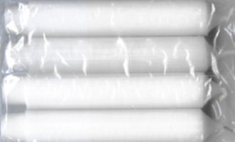 3119300 Lampionkerzen 17x100mm weiß 4 Stück