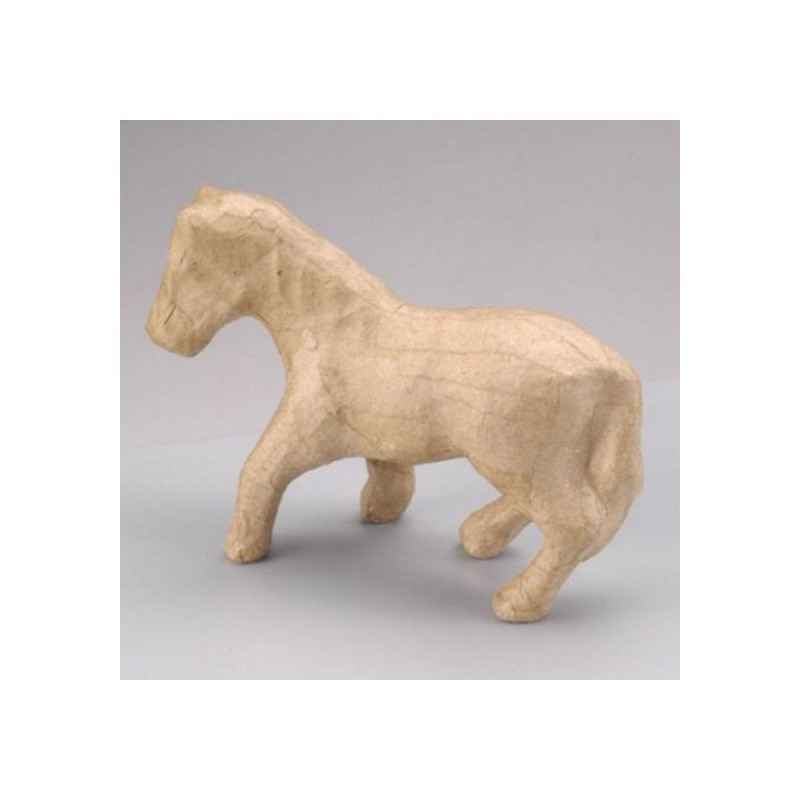 Papp Art Figur Pferd 12,5x4x8,5cm